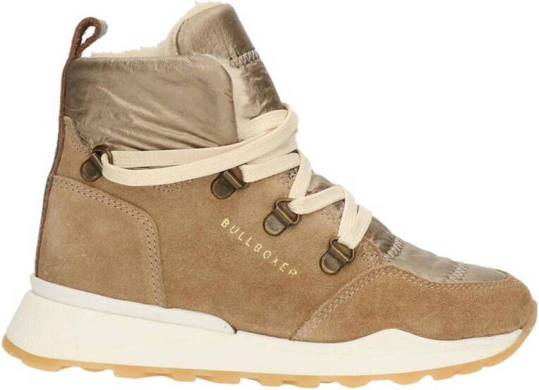 bullboxer suède veterboots beige