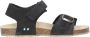 BunniesJR 225416-420 Jongens Platte Sandalen Blauw Imitatieleer Klittenband - Thumbnail 1