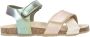 BunniesJR 225418-798 Meisjes Platte Sandalen Multicolor Imitatieleer Klittenband - Thumbnail 1