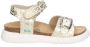 BunniesJR Britt Beach sandalen met panterprint champagne Wit Meisjes Imitatieleer 25 - Thumbnail 1