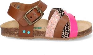 Bunnies Becky Beach sandalen cognac roze
