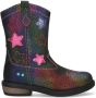 BunniesJR Bunnies JR 223826-598 Meisjes Cowboy Boots Multicolor Nubuck Ritssluiting - Thumbnail 1