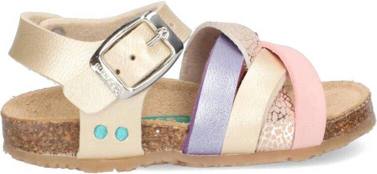 Bunnies leren sandalen beige roze