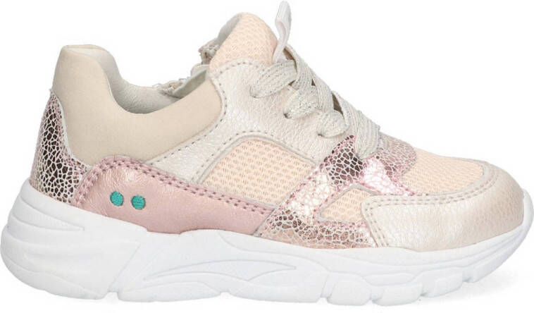 Bunnies Sia Spring leren sneakers lichtroze