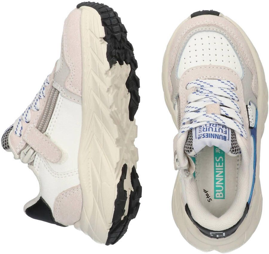 BunniesJR 226071-401 Jongens Lage Sneakers Blauw Leer Veters - Foto 2