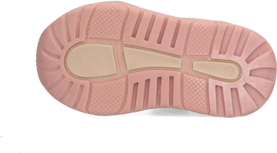 BunniesJR Cleo Chunky leren sneakers met pailletten en glitters lichtroze