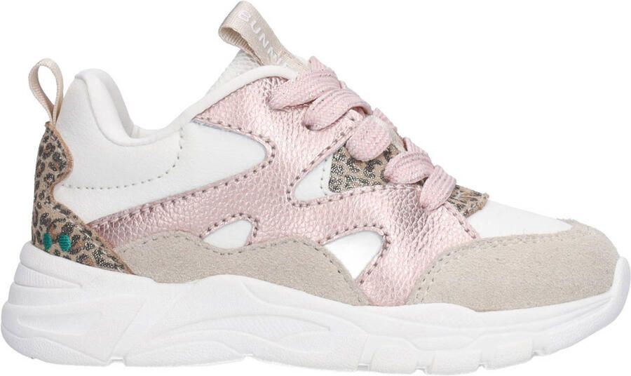 BunniesJR 226051-403 Meisjes Lage Sneakers Multicolor Leer Veters