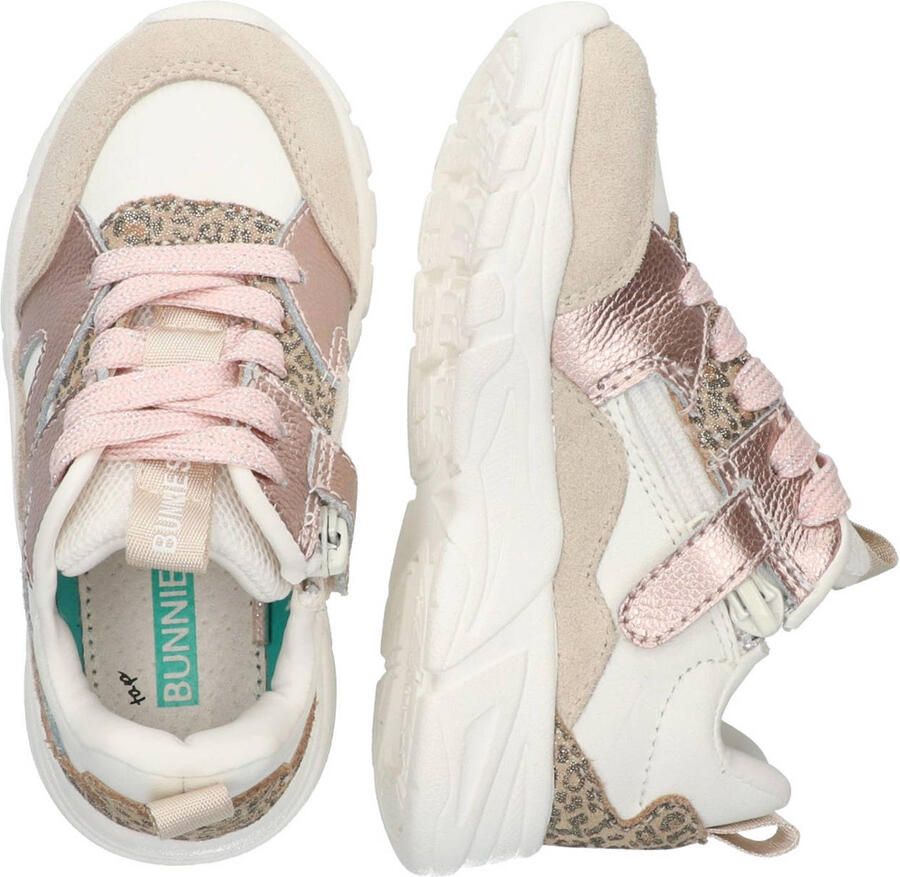 BunniesJR 226051-403 Meisjes Lage Sneakers Multicolor Leer Veters - Foto 2