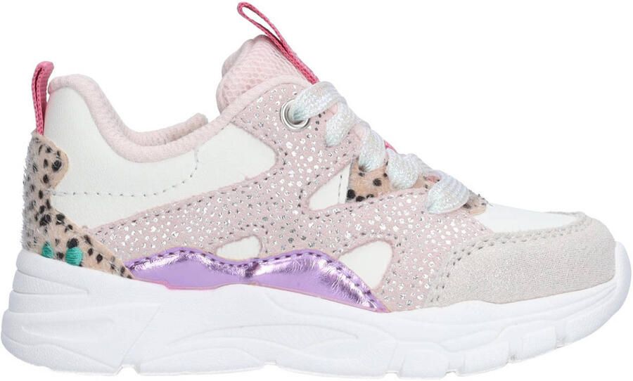 BunniesJR 226051-994 Meisjes Lage Sneakers Paars Leer Veters