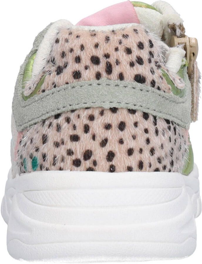 BunniesJR 226050-498 Meisjes Lage Sneakers Multicolor Leer Veters - Foto 2