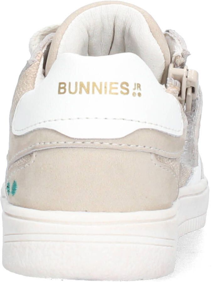 BunniesJR 226208-108 Meisjes Lage Sneakers Grijs Leer Veters - Foto 2