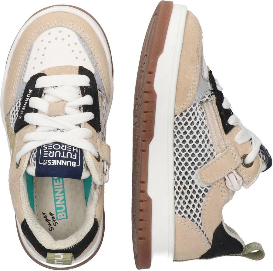 BunniesJR 226246-403 Jongens Lage Sneakers Beige Leer Veters - Foto 2
