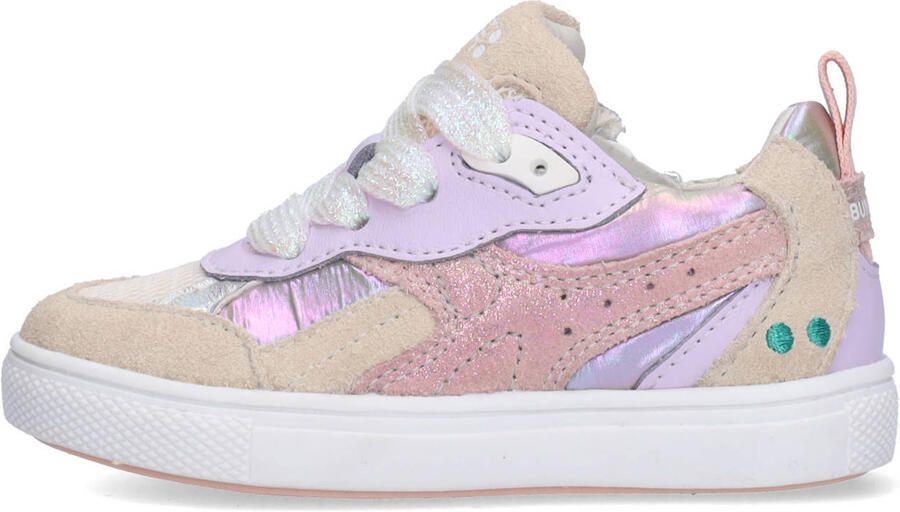 BunniesJR 226215-403 Meisjes Lage Sneakers Roze Leer Veters - Foto 3