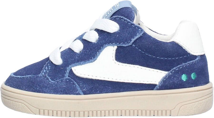 BunniesJR 226206-420 Jongens Lage Sneakers Blauw Leer Veters - Foto 3