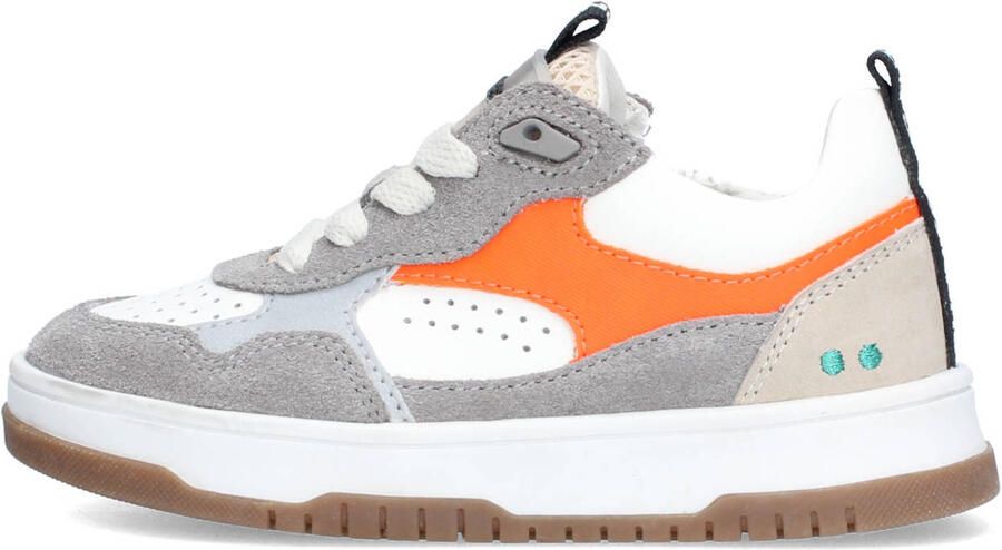 BunniesJR 226245-484 Jongens Lage Sneakers Grijs Leer Veters - Foto 3