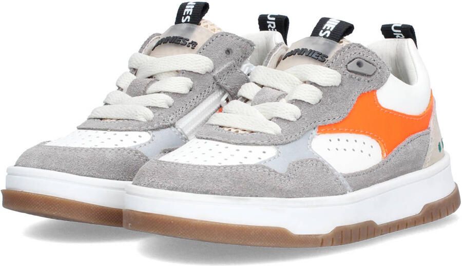BunniesJR 226245-484 Jongens Lage Sneakers Grijs Leer Veters - Foto 2