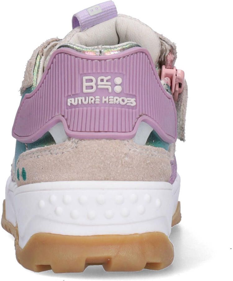 BunniesJR 226220-498 Meisjes Lage Sneakers Multicolor Leer Veters - Foto 3