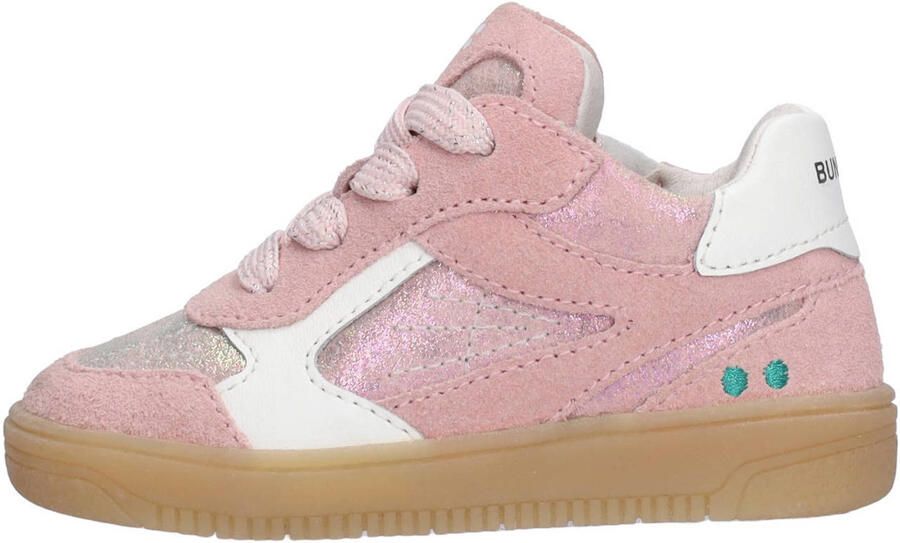 BunniesJR 226208-470 Meisjes Lage Sneakers Roze Leer Veters - Foto 3