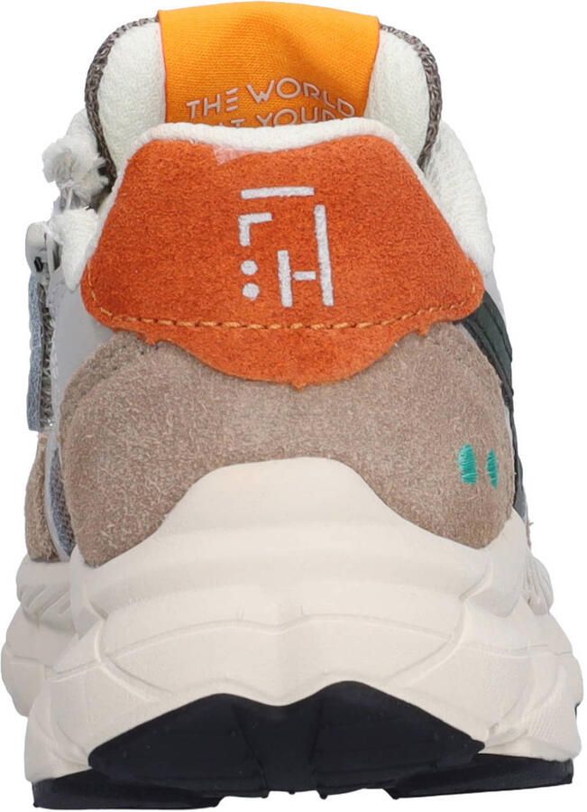 BunniesJR 226071-408 Jongens Lage Sneakers Grijs Leer Veters - Foto 2
