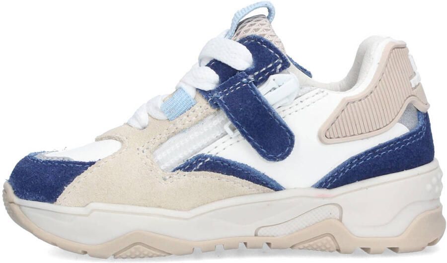 BunniesJR 226220-420 Jongens Lage Sneakers Blauw Leer Veters - Foto 3