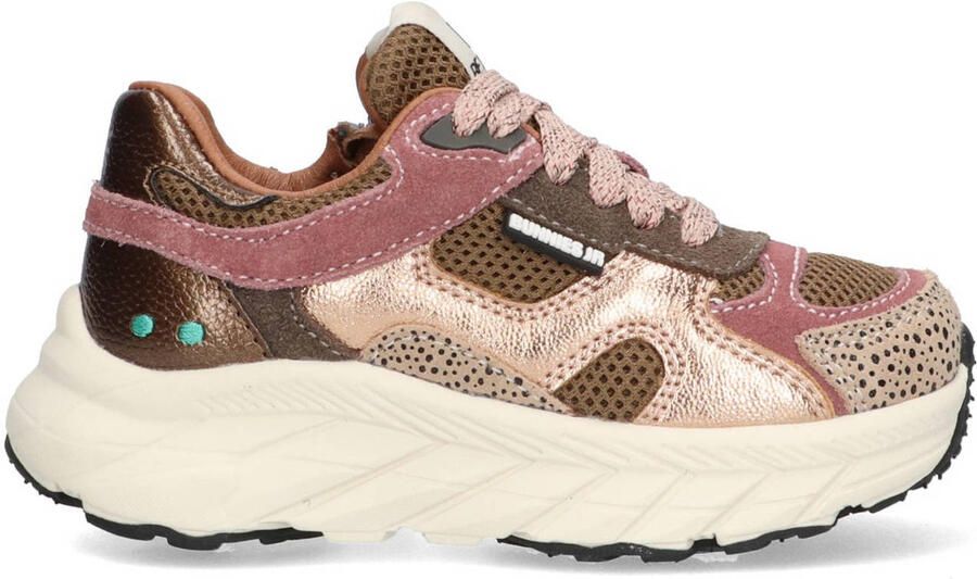BunniesJR 225842-908 Meisjes Lage Sneakers Multicolor Leer Veters