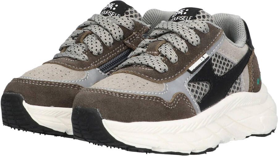 BunniesJR 225840-488 Jongens Lage Sneakers Grijs Leer Veters - Foto 2