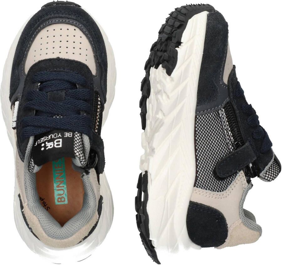 BunniesJR 225840-420 Jongens Lage Sneakers Blauw Leer Veters - Foto 2