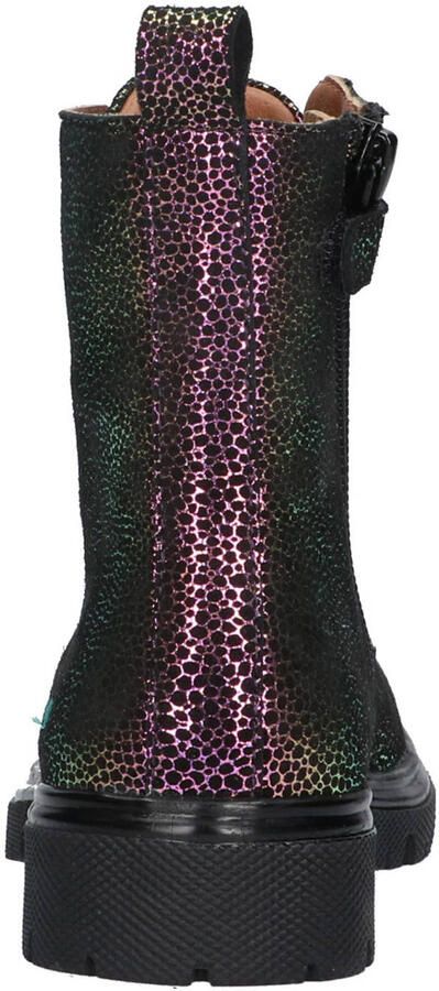 BunniesJR 225884-698 Meisjes Biker Boots Multicolor Suède Veters