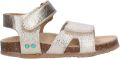 BunniesJR 226405-794 Meisjes Platte Sandalen Beige Imitatieleer Klittenband - Beige