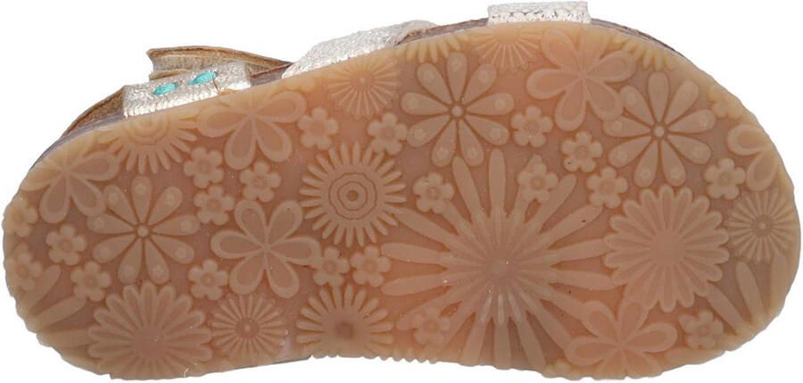 BunniesJR 226405-794 Meisjes Platte Sandalen Beige Imitatieleer Klittenband - Foto 3
