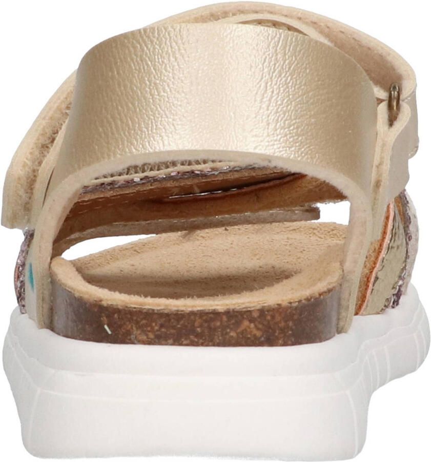 BunniesJR 226421-794 Meisjes Platte Sandalen Beige Imitatieleer Klittenband - Foto 2