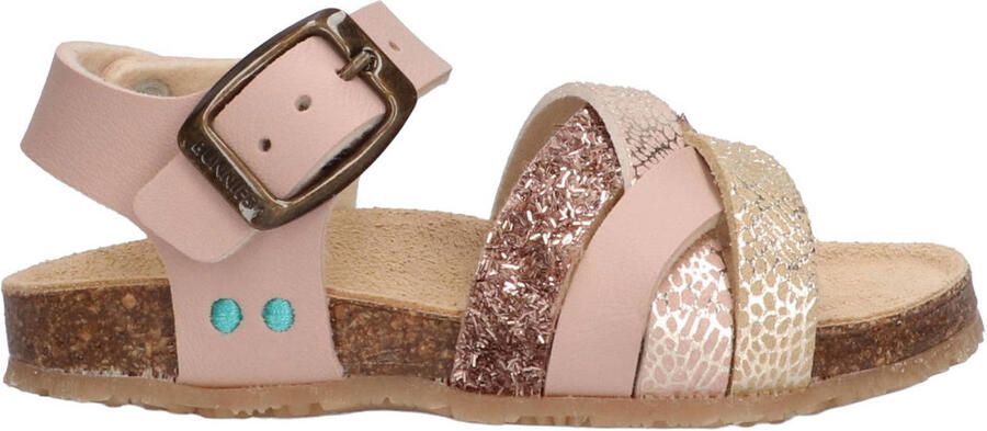 BunniesJR 226410-774 Meisjes Platte Sandalen Roze Imitatieleer Gespsluiting