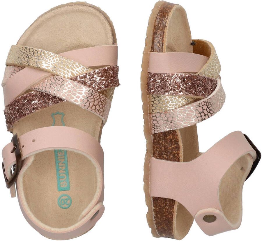 BunniesJR 226410-774 Meisjes Platte Sandalen Roze Imitatieleer Gespsluiting - Foto 2