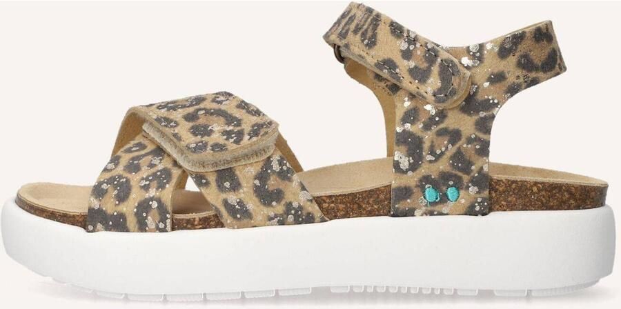 BunniesJR 226426-713 Meisjes Platte Sandalen Bruin Imitatieleer Klittenband - Foto 7