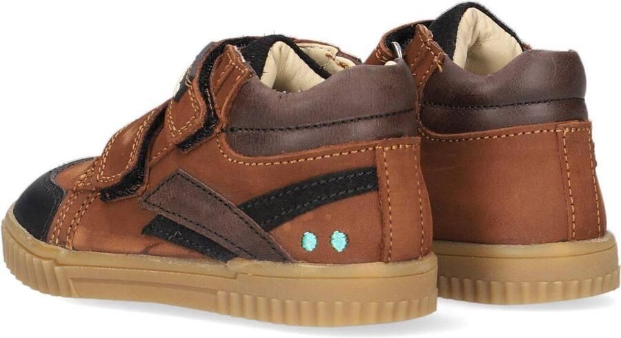 BunniesJR Bunnies JR 221662-513 Hoge Sneakers Bruin Leer Klittenband - Foto 2