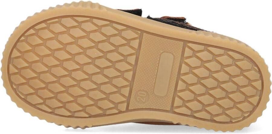 BunniesJR Bunnies JR 221662-513 Hoge Sneakers Bruin Leer Klittenband - Foto 3