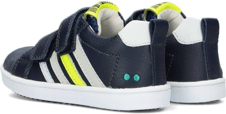 BunniesJR Bunnies JR 222321-529 Jongens Lage Sneakers Blauw Leer Klittenband - Foto 3