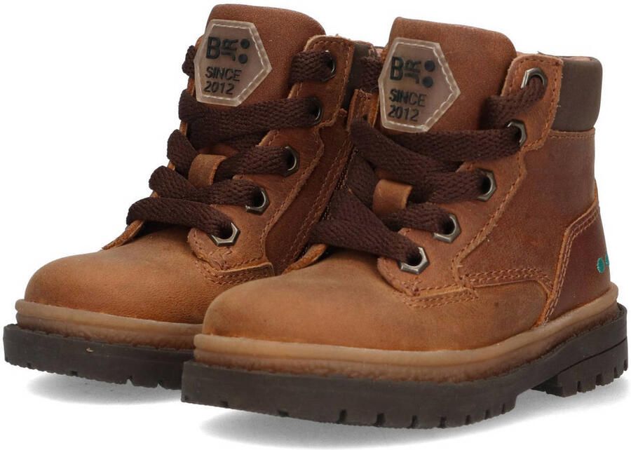 BunniesJR 225700-513 Jongens Biker Boots Cognac Nubuck Veters - Foto 2