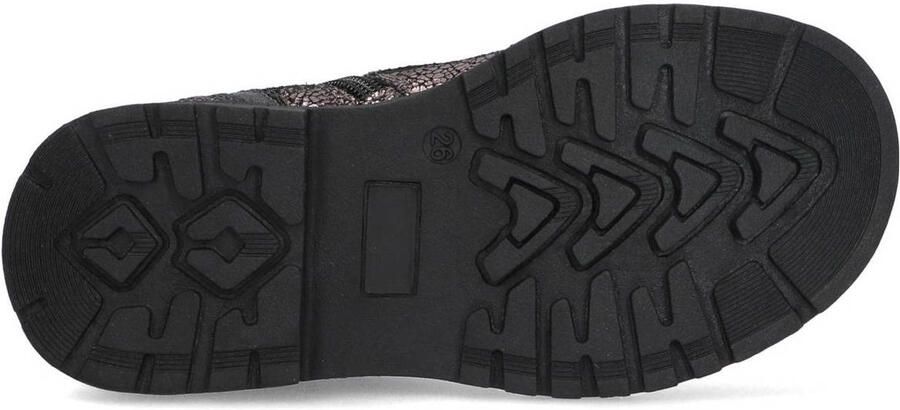 BunniesJR 225783-992 Meisjes Biker Boots Grijs Leer Veters - Foto 3