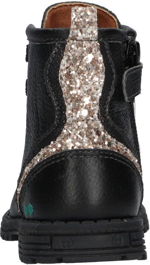 BunniesJR 225783-589 Meisjes Biker Boots Zwart Leer Veters - Foto 3