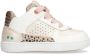 BunniesJR 225303-596 Meisjes Lage Sneakers Roze Wit Leer Veters - Thumbnail 1