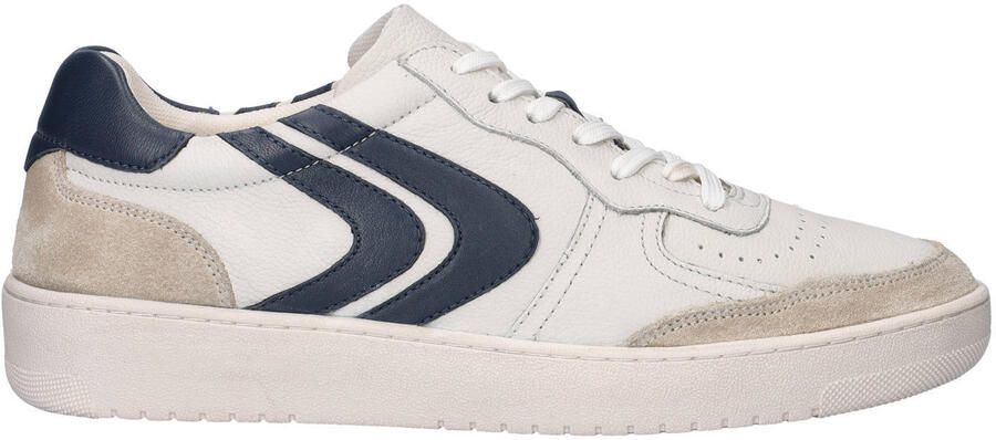 Cafe Moda leren sneakers wit blauw