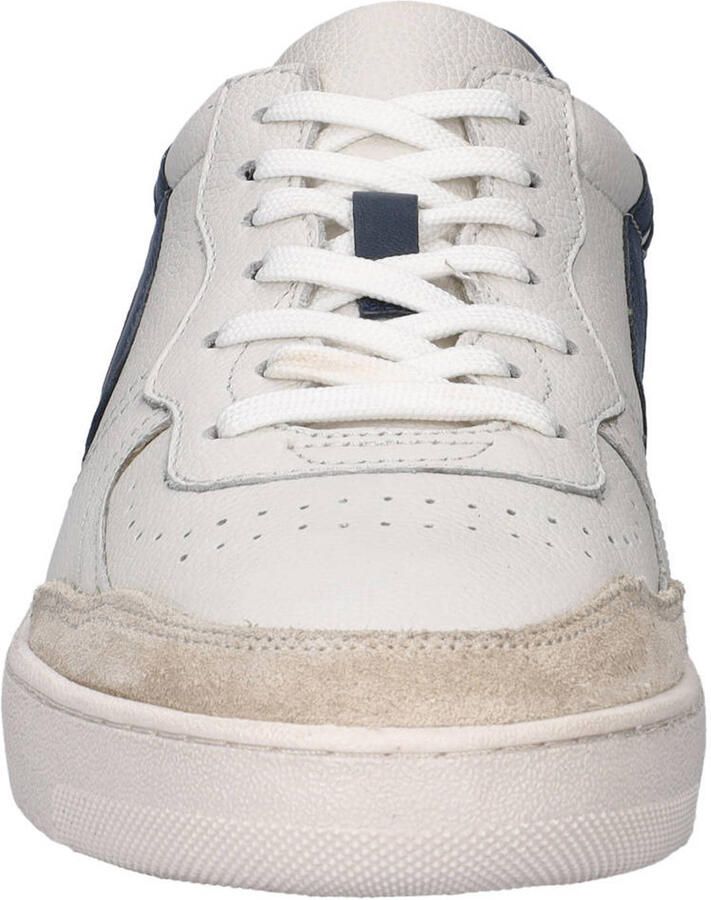 Cafe Moda leren sneakers wit blauw - Foto 2