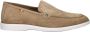 Cafe Moda suède loafers beige - Thumbnail 1