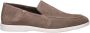 Cafe Moda suède loafers taupe - Thumbnail 1
