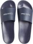 Calvin Klein Blauwe Bedrukte Pantoffels Lente Zomer Mannen Blue Heren - Thumbnail 1