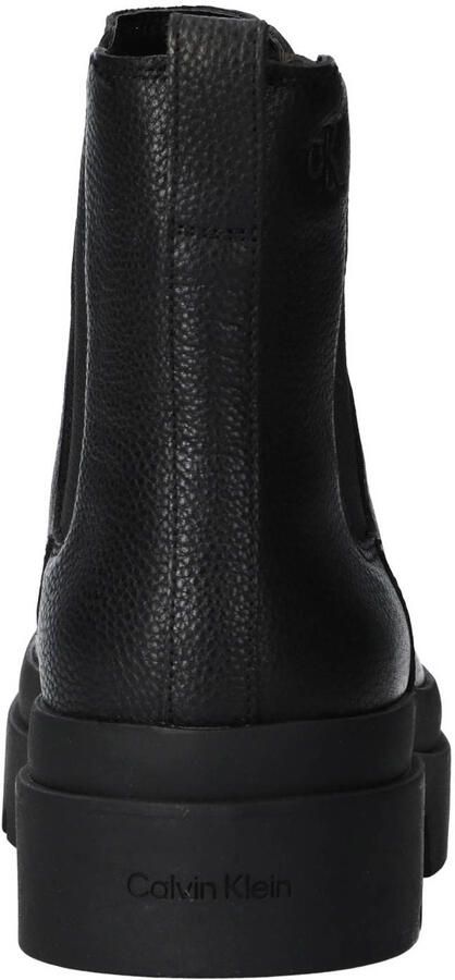 Calvin Klein chunky leren chelsea boots zwart - Foto 3