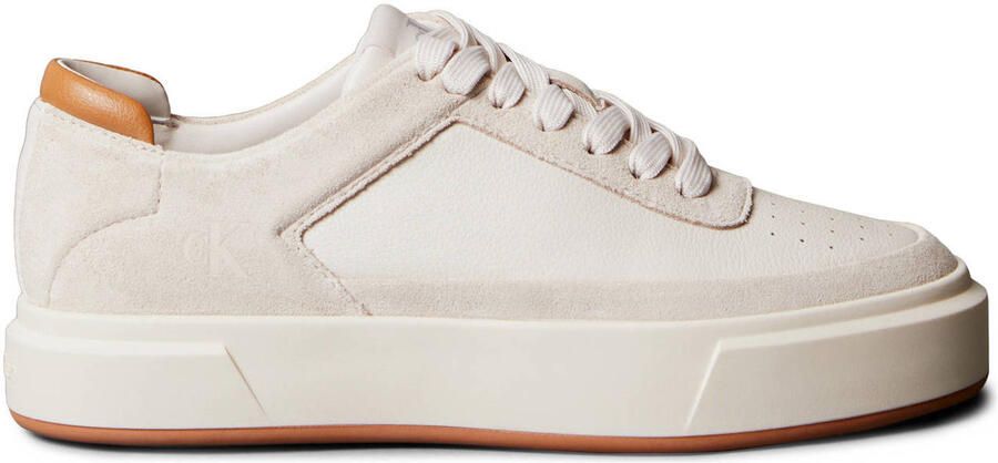Calvin Klein leren sneakers ecru