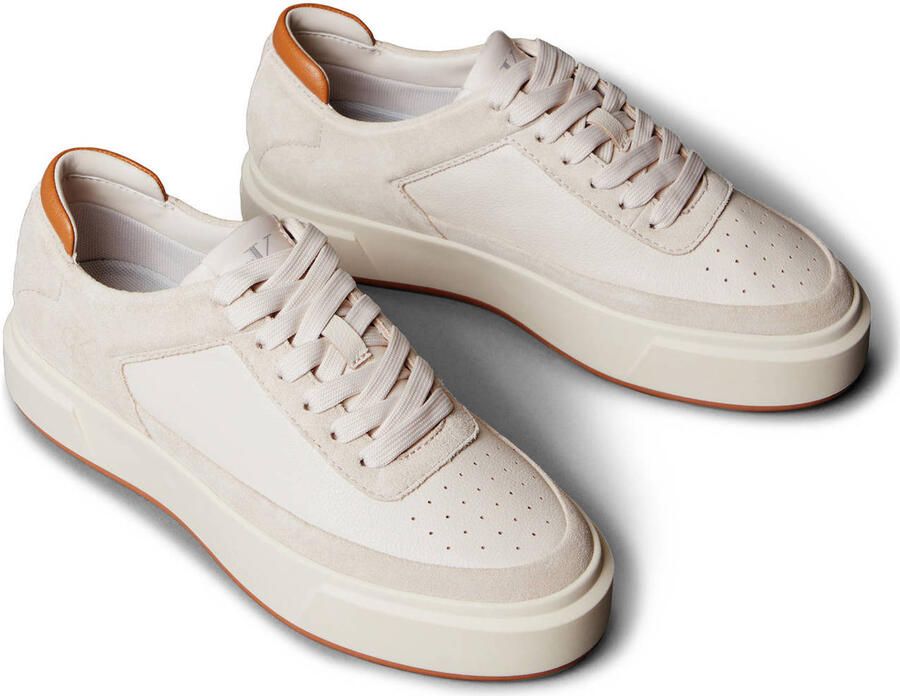 Calvin Klein leren sneakers ecru - Foto 3