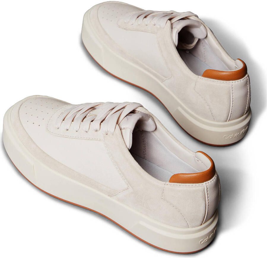 Calvin Klein leren sneakers ecru - Foto 2